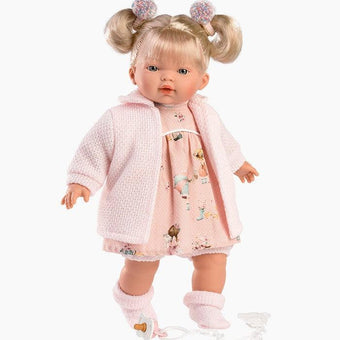 Papusa Llorens 33 cm Aitana - papusa cu sunete - papusa cu par blond