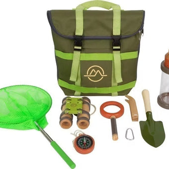 Rucsac copii EXPLORATOR - set busola si binoclu copii - Small Foot by LEGLER - set pentru drumetii copii