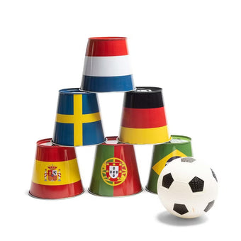 Joc de aruncat la tinta Conserve cu echipe de fotbal - jocuri de exterior - BS Toys