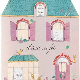 Carte De Colorat Cu Abtibilduri, A Fost Odata, Moulin Roty