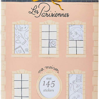 Carte De Colorat Cu Abtibilduri Casa Eleganta, Moulin Roty