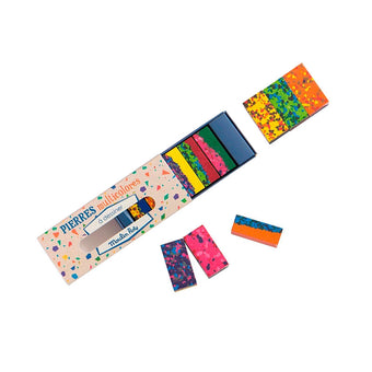 Cuburi Cerate Multicolore Pentru Desen, Moulin Roty