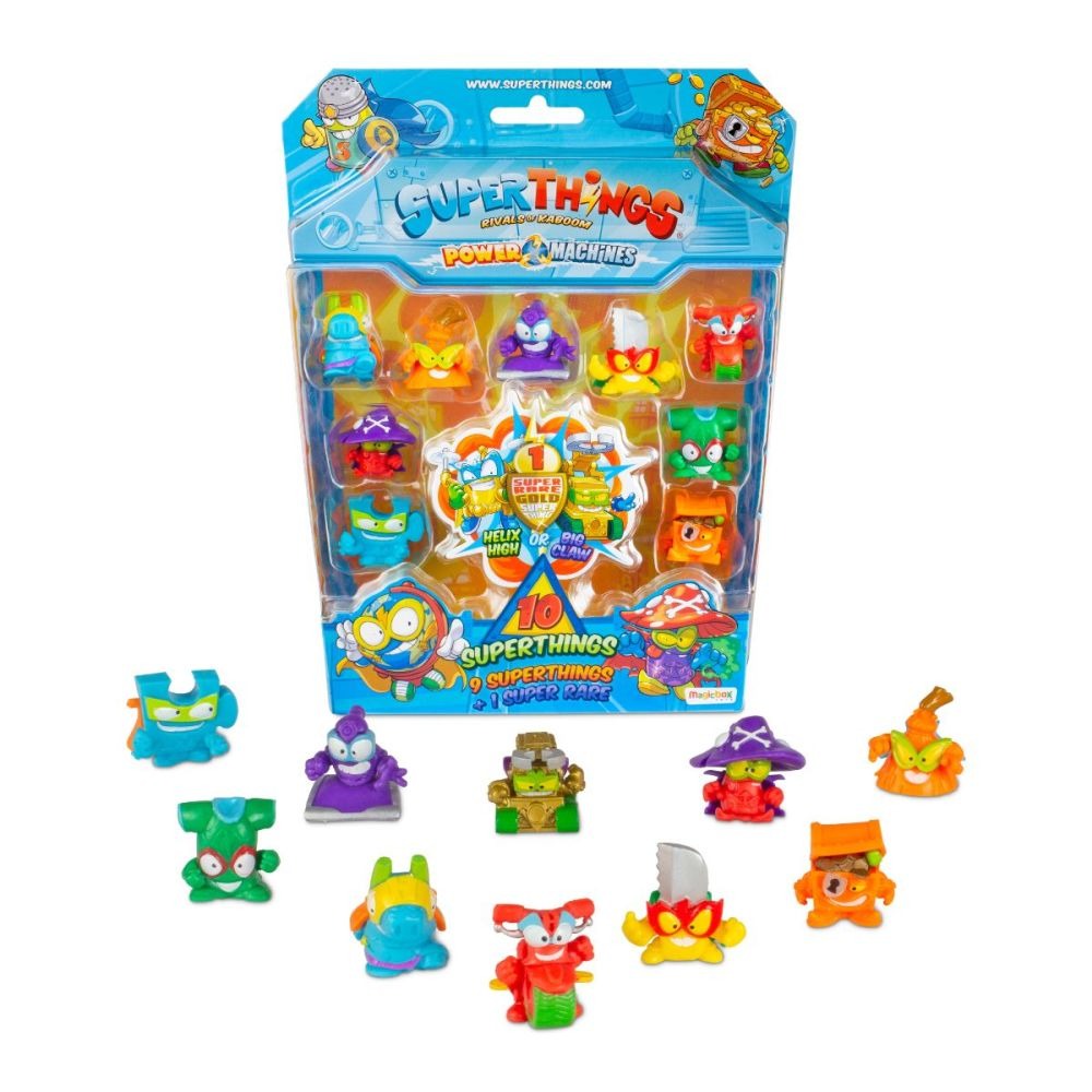 SUPERTHINGS Surpriza, figurine Power Machines Set 10 Figurine Superzin