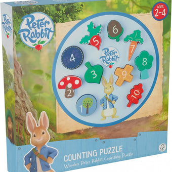 Puzzle Peter Rabbit™ Cu Numere, Orange Tree Toys
