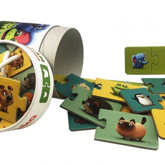 Puzzle: Familia Potrivita - copilaresti.ro