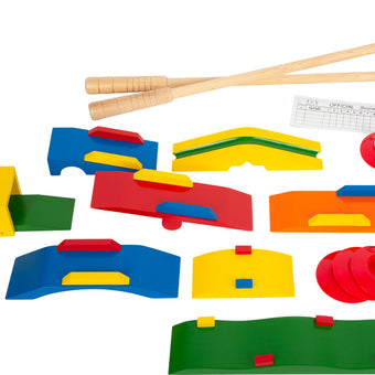 Set mini golf lemn - jucarii exterior copii - Small Foot