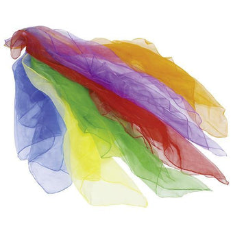 Esarfe colorate Montessori GOKI - copilaresti.ro