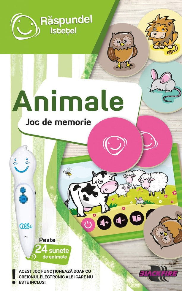 Raspundel Istetel Animale: Joc de memorie