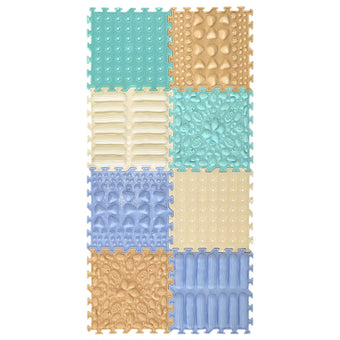 Covoras ortopedic copii - Set Soft Pastel - Ortonature - covor pentru preventia piciorului plat