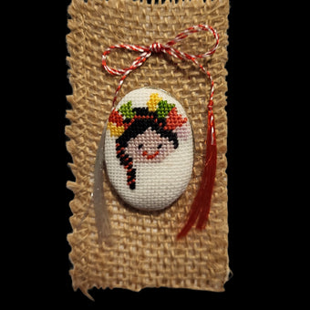 Martisor tip Brosa copii - martisoare handmade copii - martisoare realizate manual