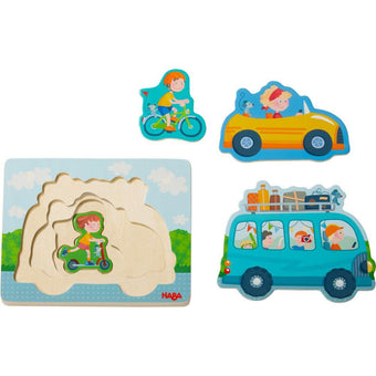 Puzzle straturi Haba - La drum - copilaresti.ro