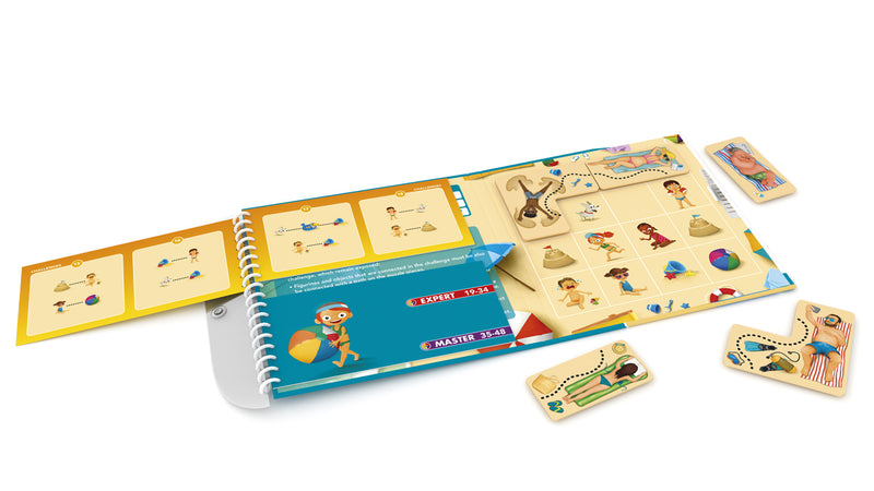 Joc Puzzle Beach - Smart Games - Plaja Puzzle -  jocuri de logica copii - jocuri pentru calatorii