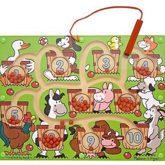 Joc Labirint Magnetic Melissa & Doug -Numere - copilaresti.ro