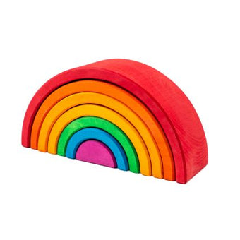 Curcubeu mediu Montessori jucarie handmade - curcubeu de lemn