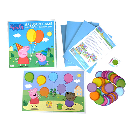 Jocuri Peppa Pig -Joc Baloanele colorate - Barbo Toys