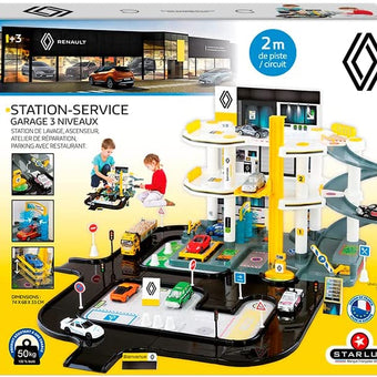 Garaj masinute RENAULT 3 etaje set de joaca parcare masinute STARLUX
