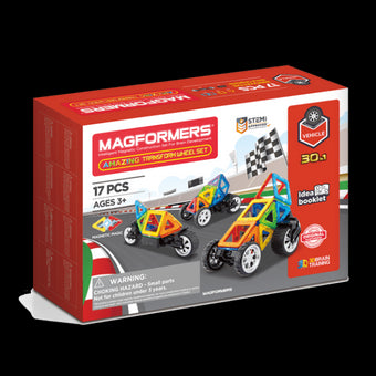 Set magnetic de construit- Magformers Vehicule -17 piese - copilaresti.ro