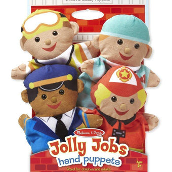 Set 4 papusi de mana Meserii Melissa & Doug - copilaresti.ro