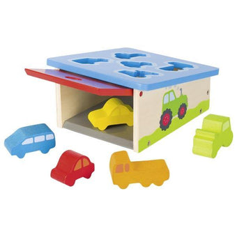 Cutie sortare forme - Vehicule GOKI - copilaresti.ro