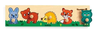 Puzzle Djeco cu buton Padure - copilaresti.ro
