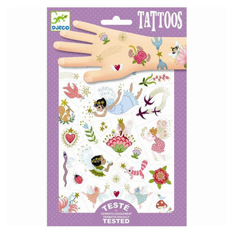 Tatuaje Djeco Cu zane si flori - tatuaje copii