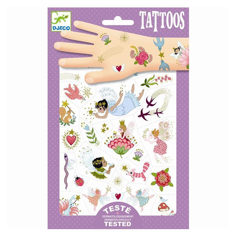 Tatuaje Djeco Cu zane si flori - tatuaje copii