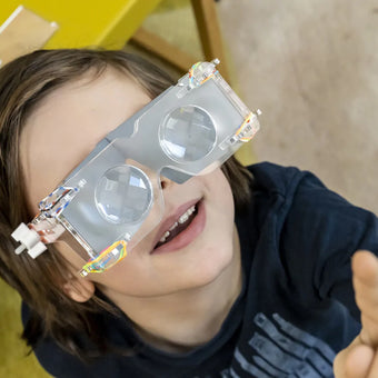 Kit constructii DIY copii 8 ani + - Descopera cum vad animalele