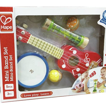 Set instrumente muzicale copii HAPE - mini band set HAPE - set mini formatie HAPE
