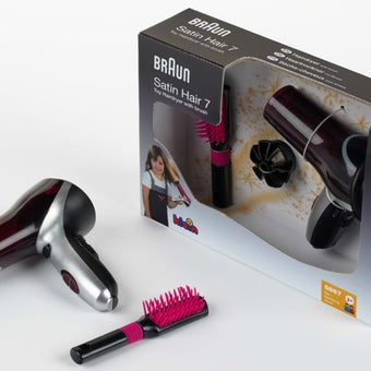 Uscator De Par Braun Cu Perie pentru copii - de jucarie - KLEIN