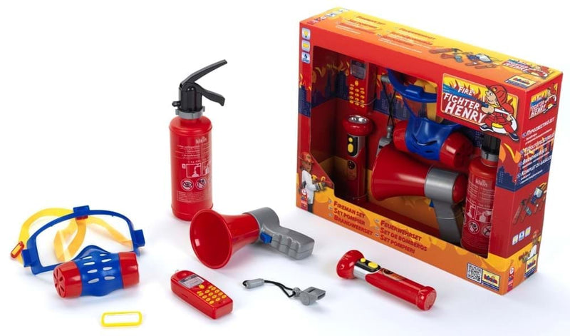 Set 7 Accesorii Pompier pentru copii - de jucarie - KLEIN
