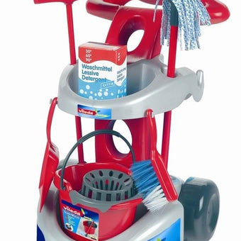 Carucior Cu Accesorii Pentru Menaj - Vileda pentru copii - de jucarie - KLEIN