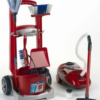 Set Carucior Pentru Menaj Si Aspirator Vileda pentru copii - de jucarie - KLEIN
