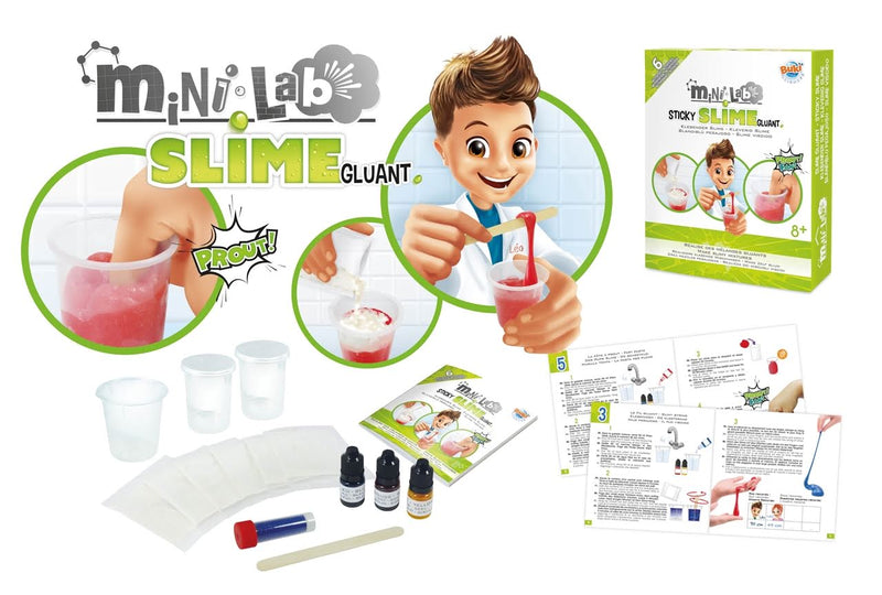 Mini - Laboratorul De Slime experimente copii BUKI France