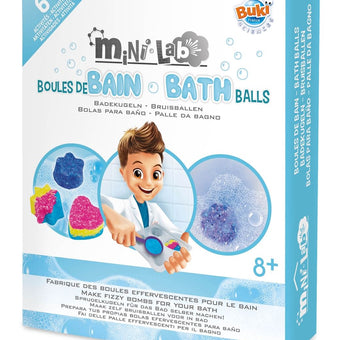 Mini - Laboratorul De Bile De Baie BUKI France - set experimente STEM copii