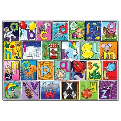 Puzzle De Podea In Limba Engleza Invata Alfabetul (26 Piese - Poster Inclus) Big Alphabet Jigsaw