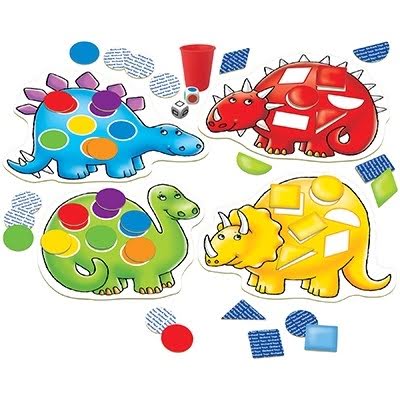 Joc Educativ Dinozaurii Cu Pete Dotty Dinosaurs Orchard toys
