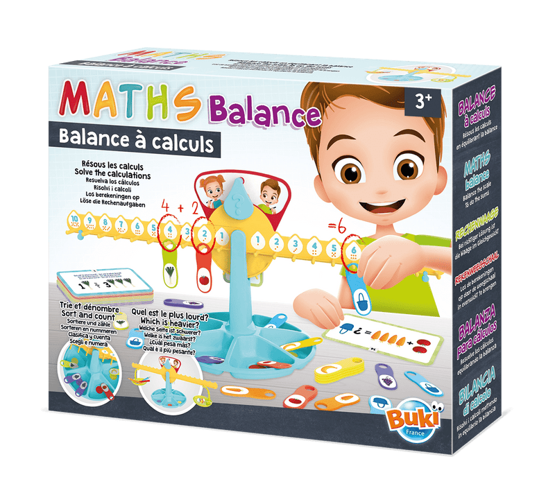 Balanta Numerica - jocuri STEM BUKI France - joc calcule matematice 3 ani +