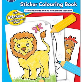 Carte De Colorat Cu Activitati In Limba Engleza Si Abtibilduri Animale Animals