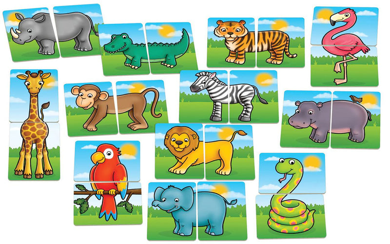 Joc Educativ Jungla Jungle Heads & Tails Orchard Toys
