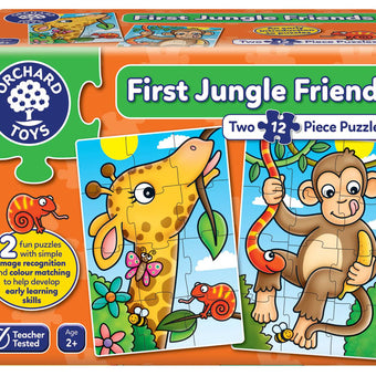 Puzzle Primii Prieteni Din Jungla First Jungle Friends