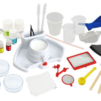 Microscop pentru copii 8 ani + si experimente - joc STEM copii 8 ani+