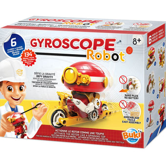 Giroscop copii - set de sontructie - joc STEM Copii 8 ani +