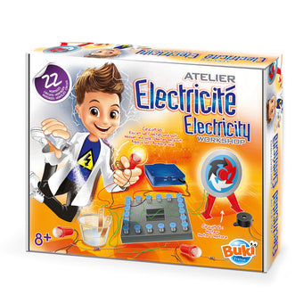Atelierul De Electricitate - 22 Circuite - jocuri STEM Copii - joc inginerie 8 ani +