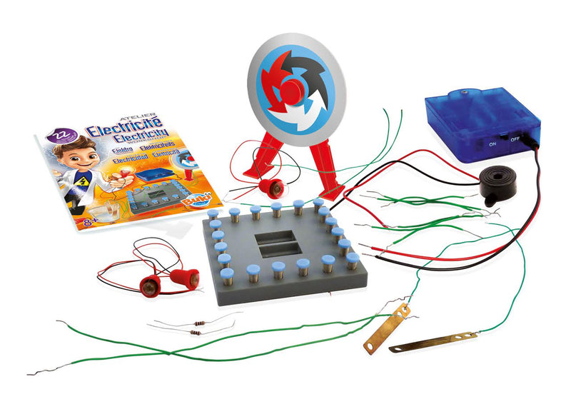Atelierul De Electricitate - 22 Circuite - jocuri STEM Copii - joc inginerie 8 ani +