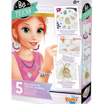 Bijuterii Cu Unicorni Set de creatie bratari si coliere - accesorii fete BUKI France