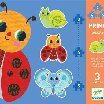 Set Puzzle-uri evolutive Djeco in gradina - copilaresti.ro