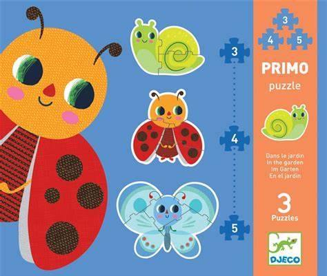 Set Puzzle-uri evolutive Djeco in gradina - copilaresti.ro