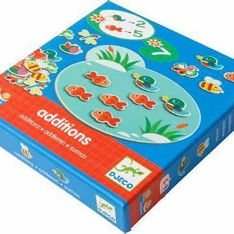 Joc cu adunari si calcule Eduludo Addition Djeco - copilaresti.ro