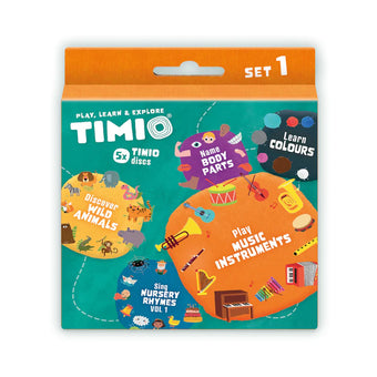 Set Discuri Timio - jucarie interactiva copii 2-6 ani - Disc Set 1
