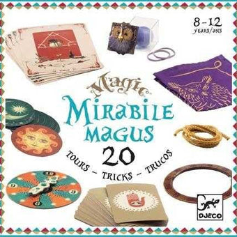 Colectia magica Djeco Mirable Magus 20 de trucuri de magie pentru copii 8-12 ani - set de magie copii Djeco